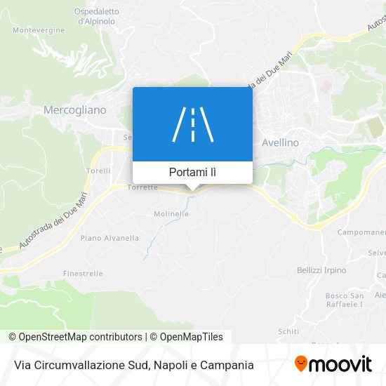 Mappa Via Circumvallazione Sud