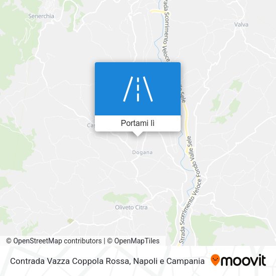 Mappa Contrada Vazza Coppola Rossa