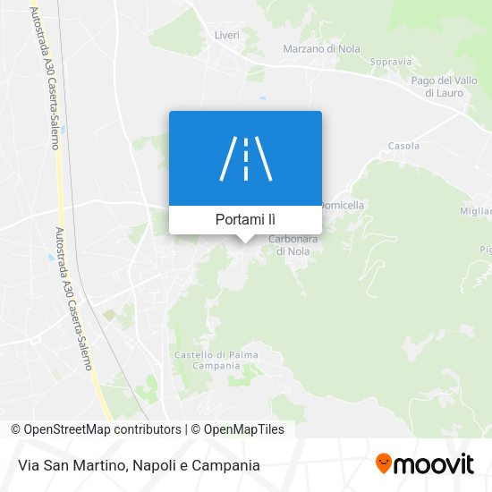 Mappa Via San Martino