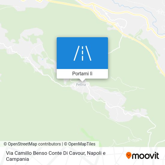 Mappa Via Camillo Benso Conte Di Cavour