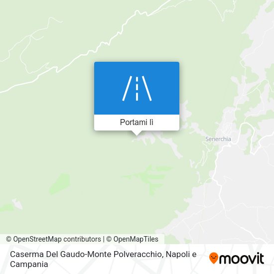 Mappa Caserma Del Gaudo-Monte Polveracchio