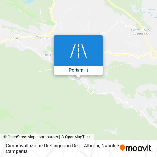Mappa Circumvallazione Di Sicignano Degli Alburni