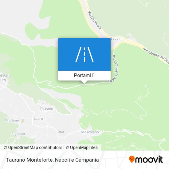 Mappa Taurano-Monteforte