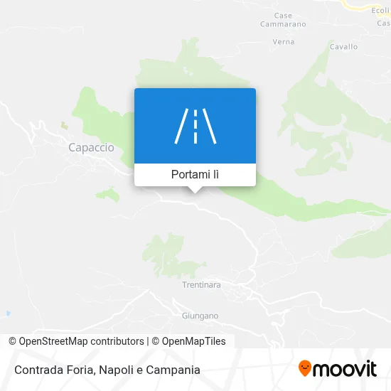 Mappa Contrada Foria