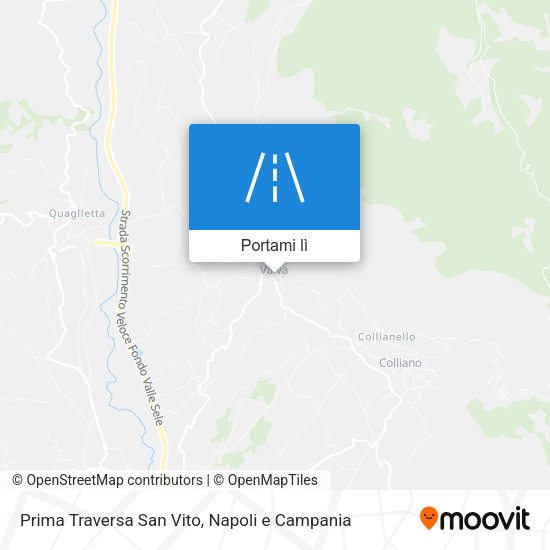 Mappa Prima Traversa San Vito
