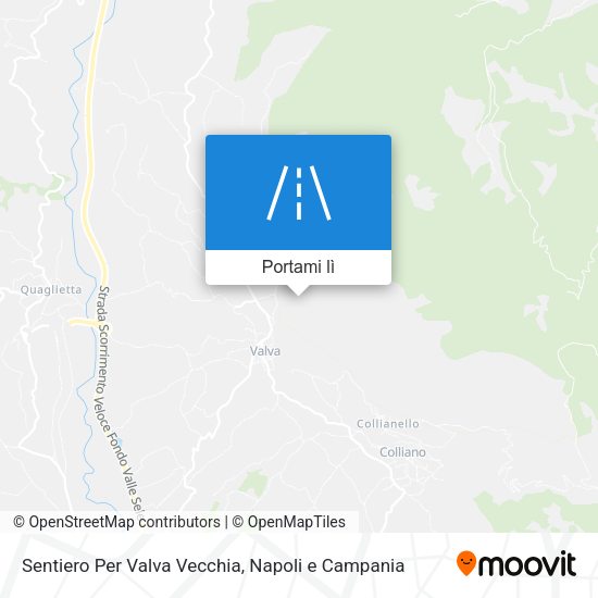 Mappa Sentiero Per Valva Vecchia
