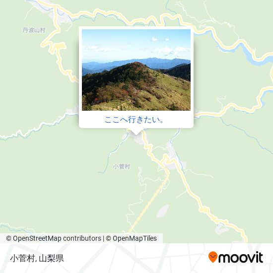 小菅村地図