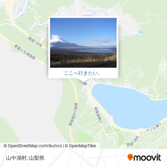 山中湖村地図