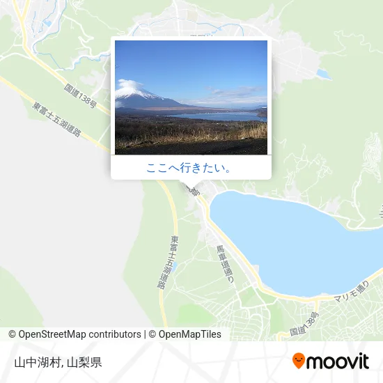 山中湖村地図