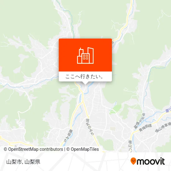山梨市地図
