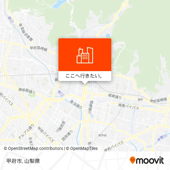 甲府市地図