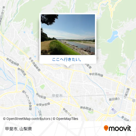 甲斐市地図