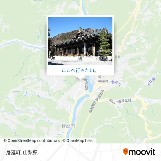 身延町地図