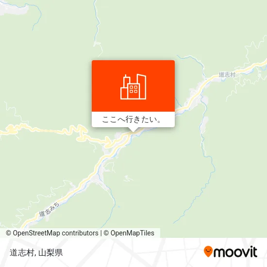 道志村地図