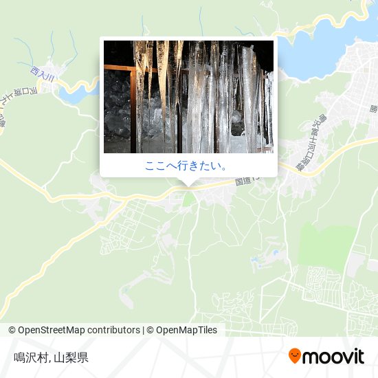 鳴沢村地図