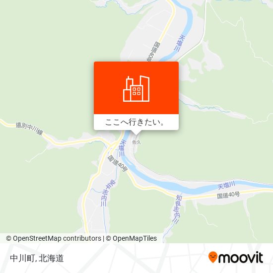 中川町地図