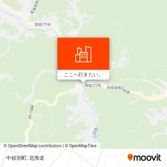 中頓別町地図