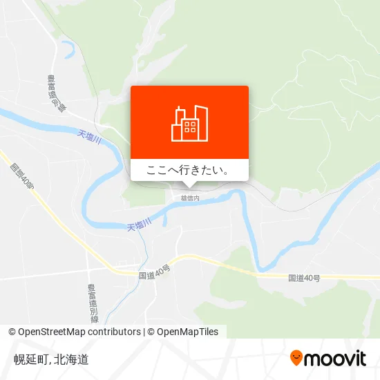 幌延町地図