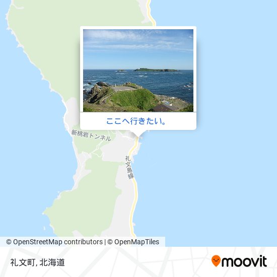 礼文町地図