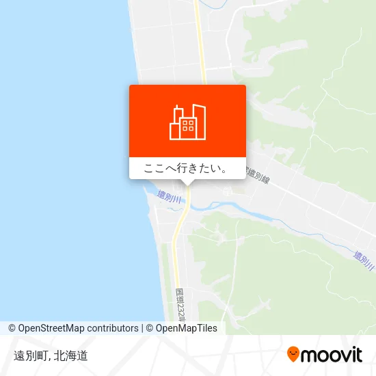 遠別町地図