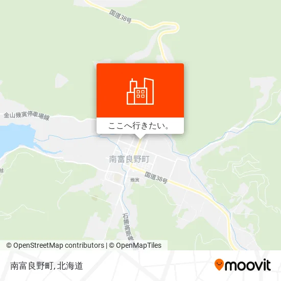 南富良野町地図