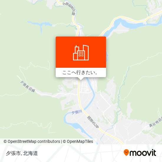 夕張市地図
