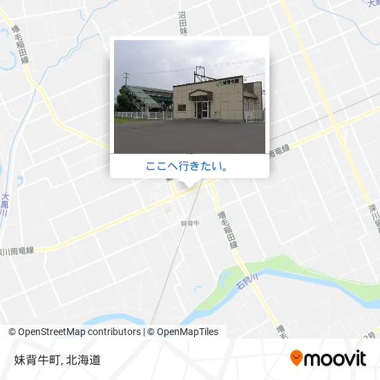 妹背牛町地図