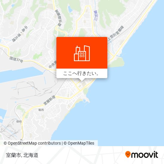 室蘭市地図