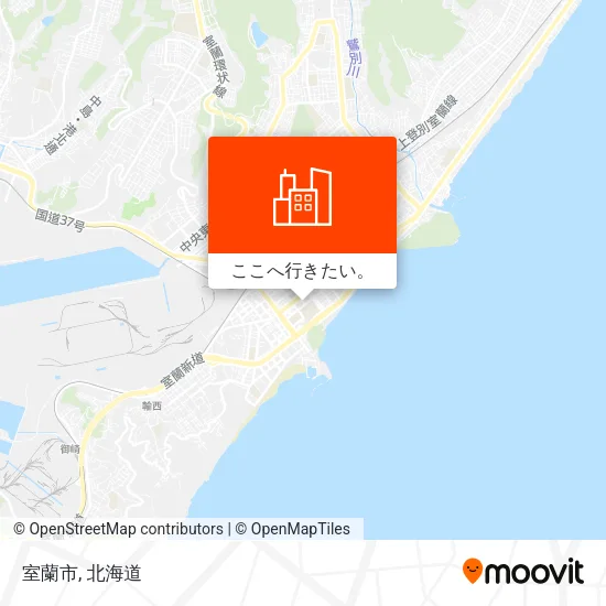 室蘭市地図