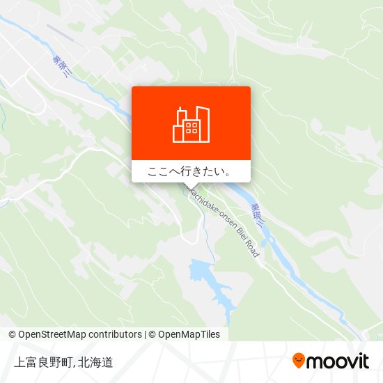 上富良野町地図