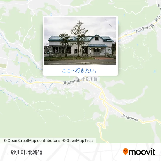 上砂川町地図