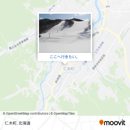 仁木町地図