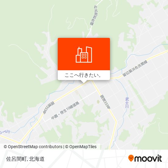 佐呂間町地図
