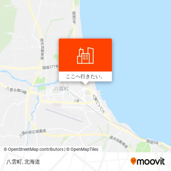 八雲町地図
