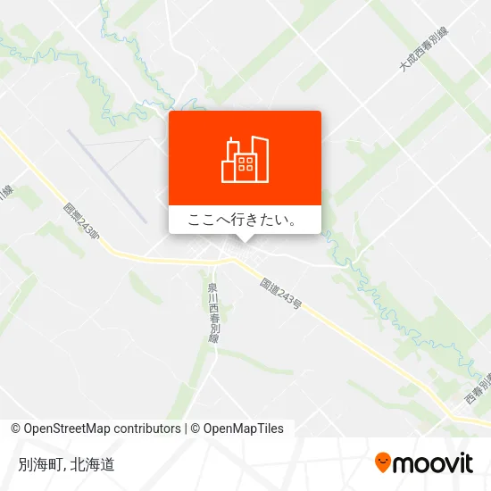別海町地図