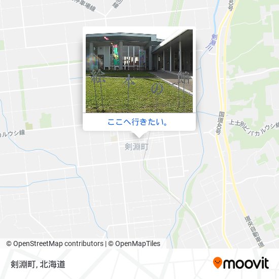 剣淵町地図