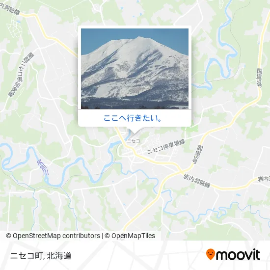 ニセコ町地図