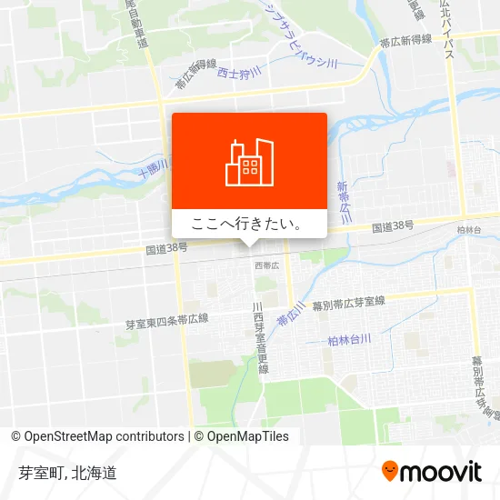 芽室町地図