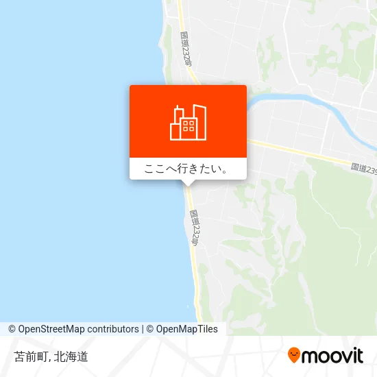 苫前町地図