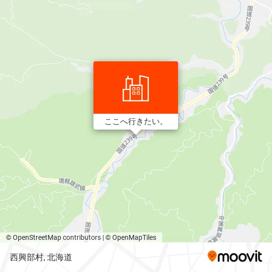 西興部村地図