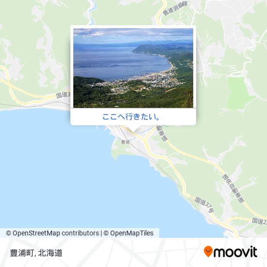豊浦町地図