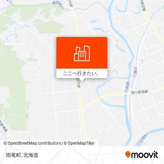 雨竜町地図
