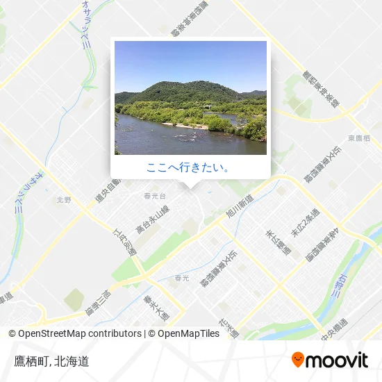 鷹栖町地図