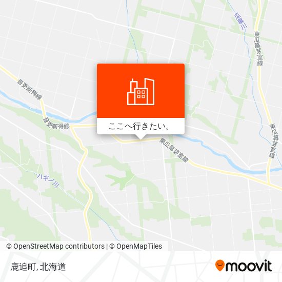 鹿追町地図