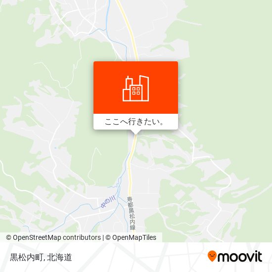 黒松内町地図