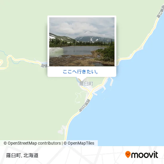 羅臼町地図