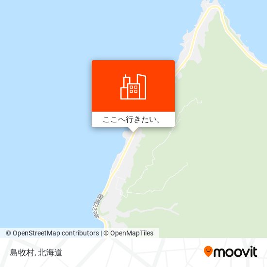 島牧村地図