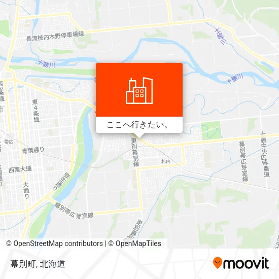 幕別町地図