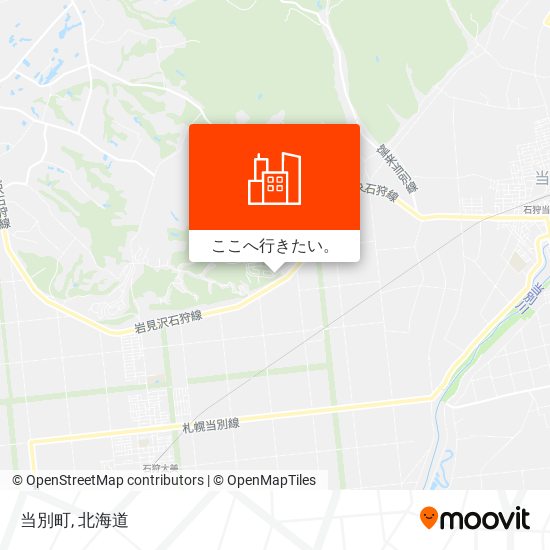 当別町地図