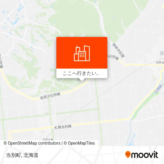 当別町地図